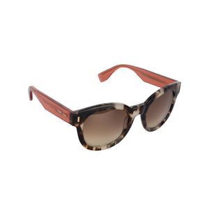 Fendi Acetate and Tortoiseshell Colorblock Sunglasses - '10s