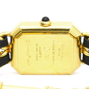 CHANEL Premiere Size M Gold Plated Quartz Ladies Watch H0001 BF563438