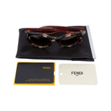 FENDI Fendi Acetate and Tortoiseshell Colorblock Sunglasses