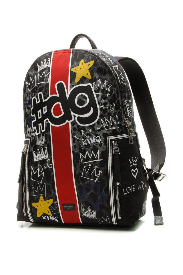 #DG Graffiti Backpack - Black