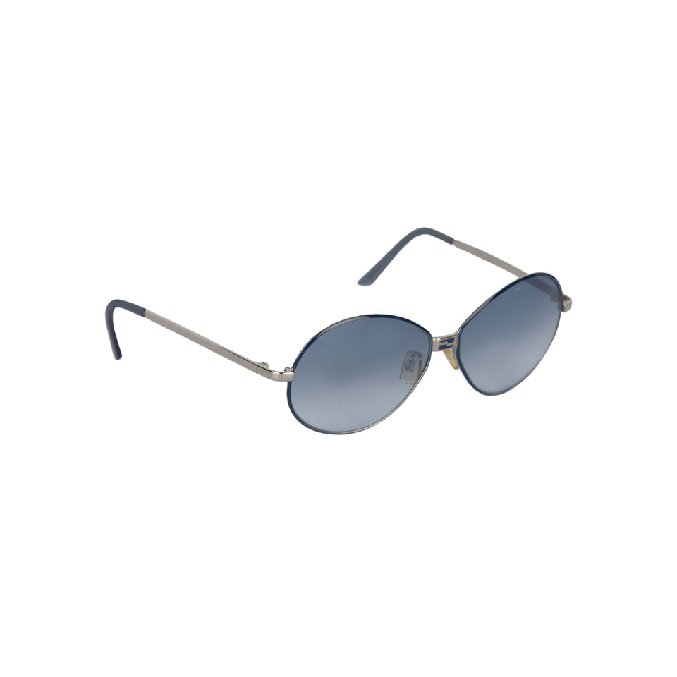Fendi Oval Gradient Aviator Sunglasses - '10s