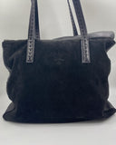 Vintage Prada Suede and Leather Tote