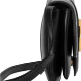 (WMNS) GUCCI Arli Gold Logo Leather Shoulder Messenger Bag Small Black Classic 550129-0V10G-1000