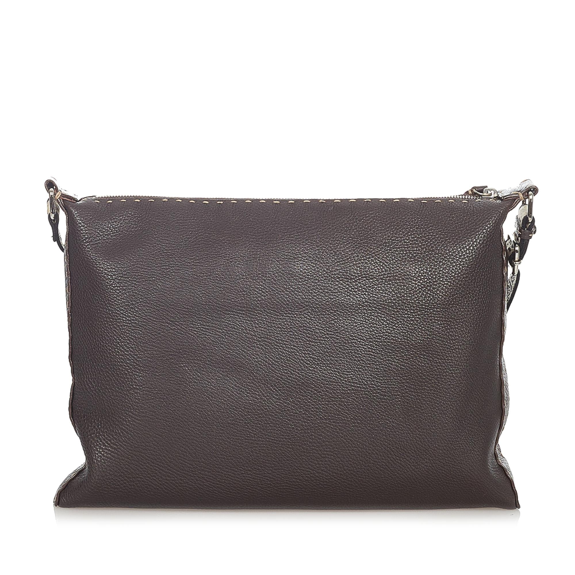 Fendi Selleria Leather Crossbody Bag (SHG-23838) – Kilta Bags