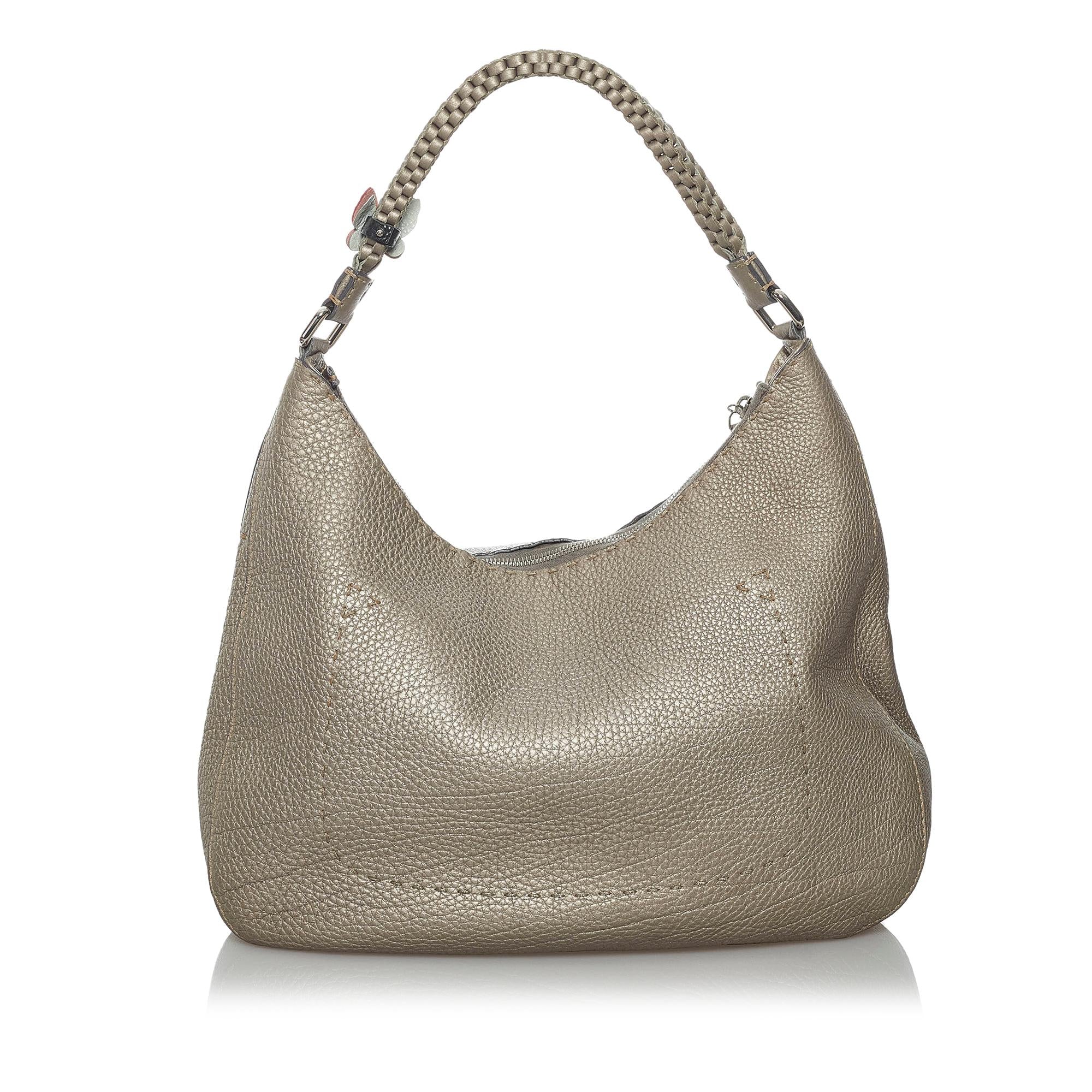 Fendi Selleria Leather Hobo Bag (SHG-33738) – Kilta Bags