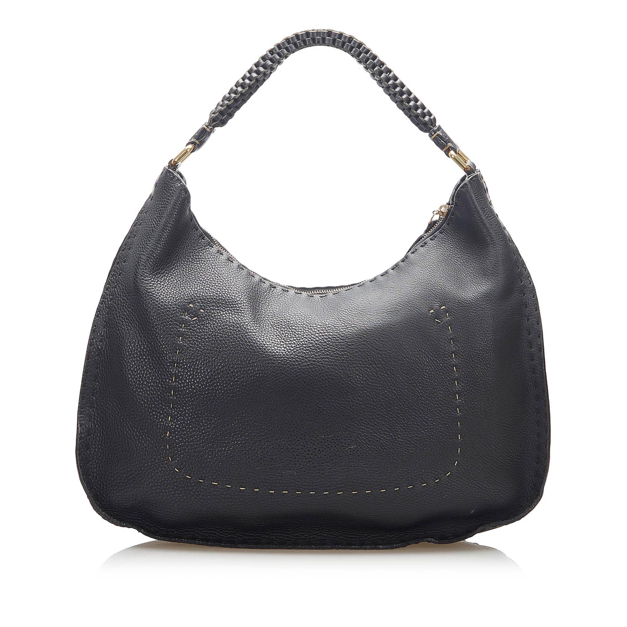 Fendi Selleria Leather Shoulder Bag (SHG-22349) – Kilta Bags