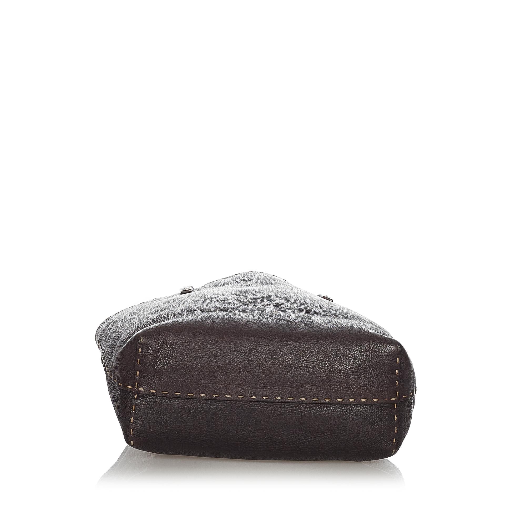 Fendi Selleria Leather Tote Bag (SHG-23498) – Kilta Bags