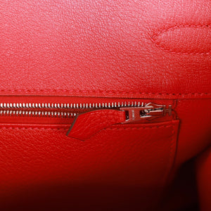Hermes Birkin 35 Rouge de Coeur Togo Palladium Hardware