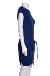Hermès Blue Knit Sweater Dress SZ 34 sale