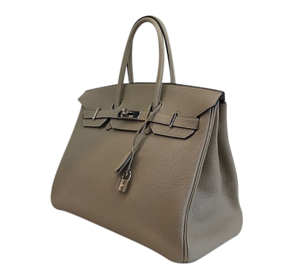 Hermes Birkin 35 Gris Tourterelle Leather PHW – Kilta Bags