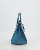 Hermès Birkin 25cm Sellier in Bleu Jean Epsom Leather with Palladium Hardware