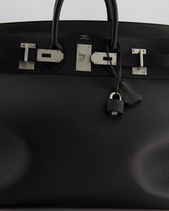 Hermes Birkin Bag 50cm HAC in Black Togo Leather With Brushed Palladium Hardware