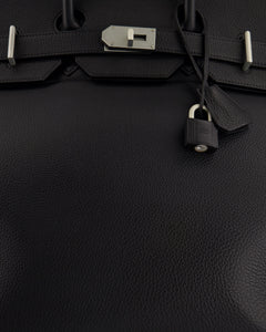 Hermes Birkin Bag 50cm HAC in Black Togo Leather With Brushed Palladium Hardware