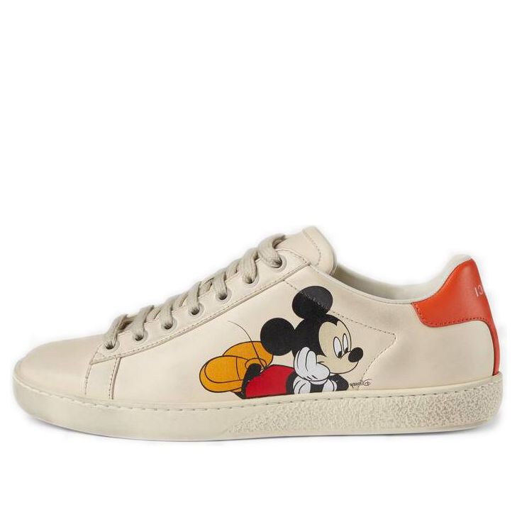 (WMNS) Disney x Gucci Ace Low 'Mickey Mouse - Ivory' 602129-AYO70-9591