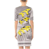 Oxenda Print Silk Jersey Dress