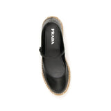 Platform Mary Janes Leather Shoes